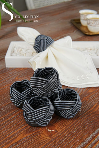 Exclusive Handmade Napkin Rings - Smoke Colour