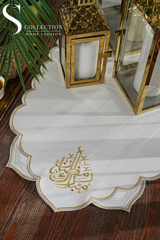 Najma Design Runner - Waterproof Fabric - Gold and Silver Embroidered