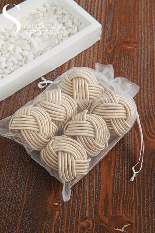 Exclusive Handmade Napkin Rings - Stone Colour