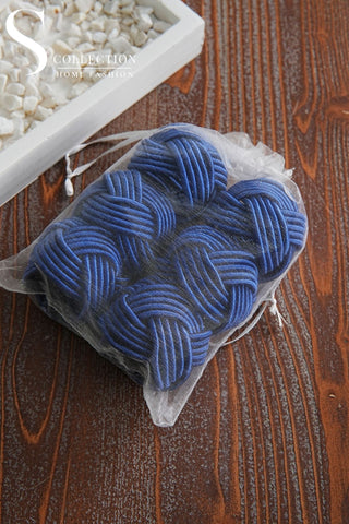 Exclusive Handmade Napkin Rings - Navy Blue Colour