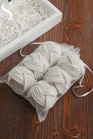 Exclusive Handmade Napkin Rings - Cream Colour